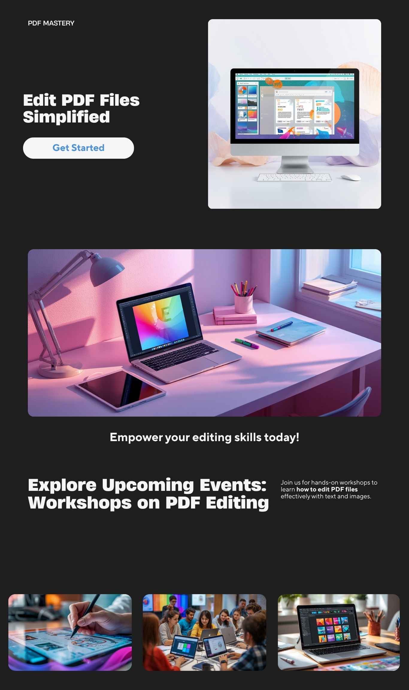 editor can load several PDFs